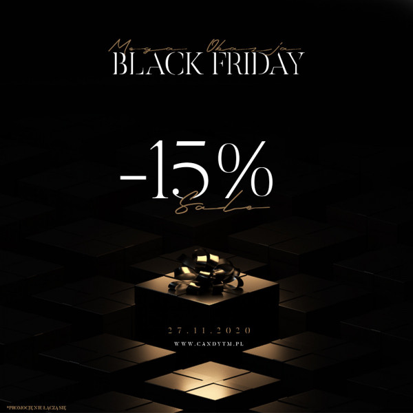 Mega okazja! Black Friday -15%