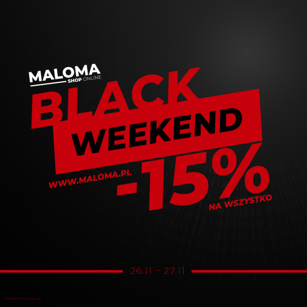 Black weekend! -15% na wszystko