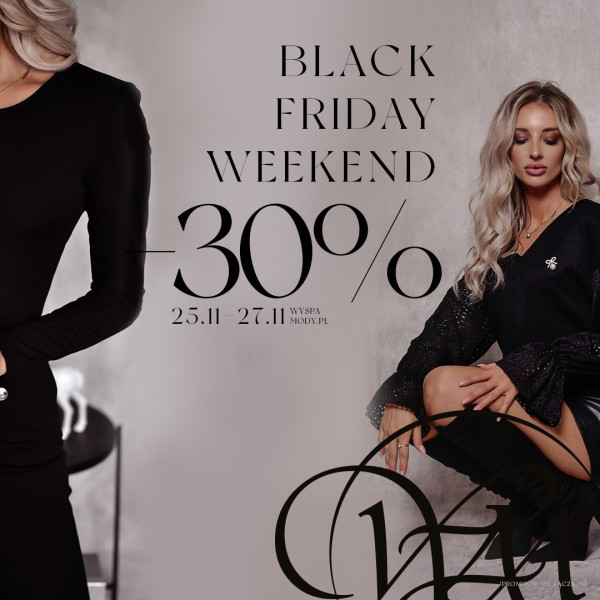 Black Friday weekend, -30% na wszystko