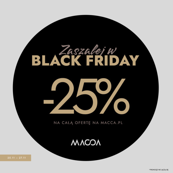 zaszalej w Black Friday, -25% na całą ofertę