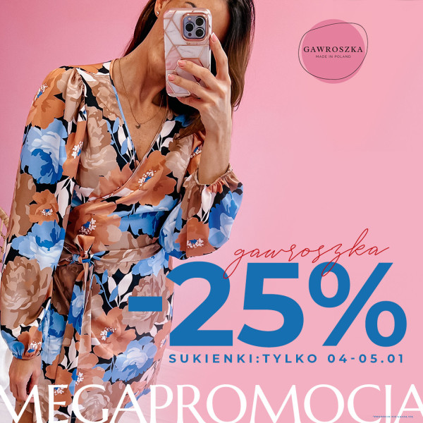MEGApromocja Sukienki -25%!
