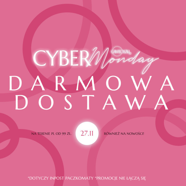Cyber Monday – DARMOWA DOSTAWA na terenie PL od 99