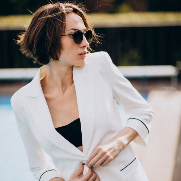 Stylizacje biznesowe na gorące dni