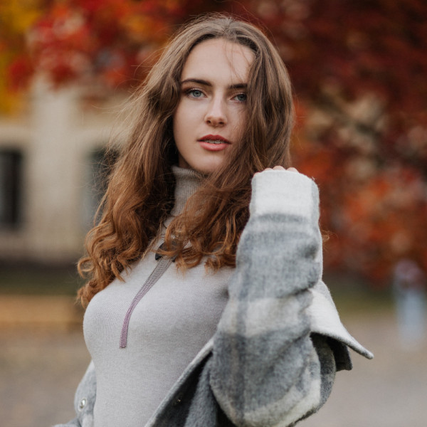 Jesienne stylizacje z sukienką