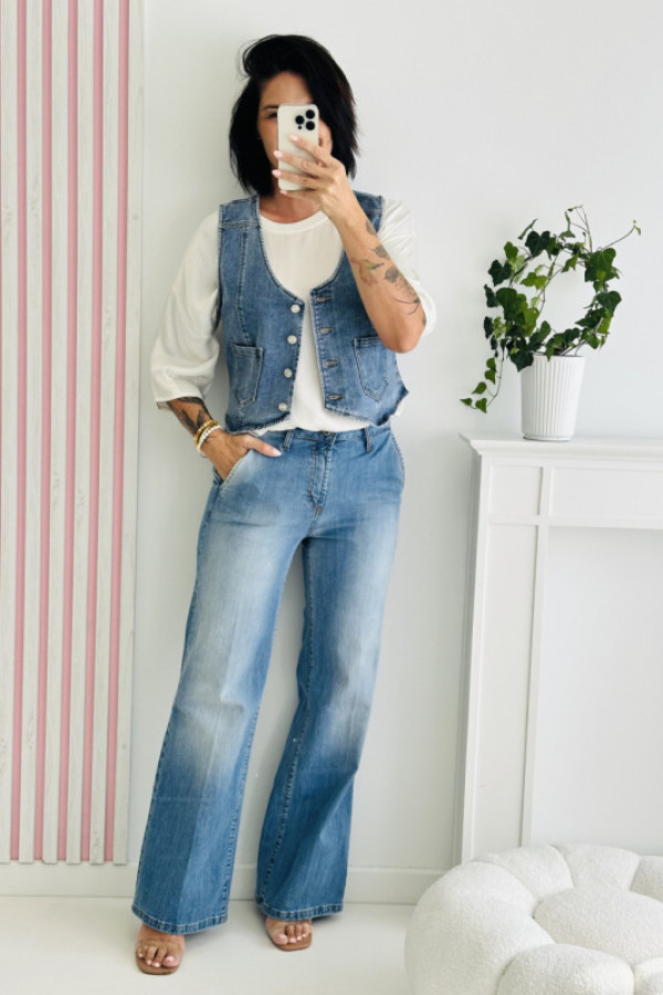 Kamizelka blue - niebieska