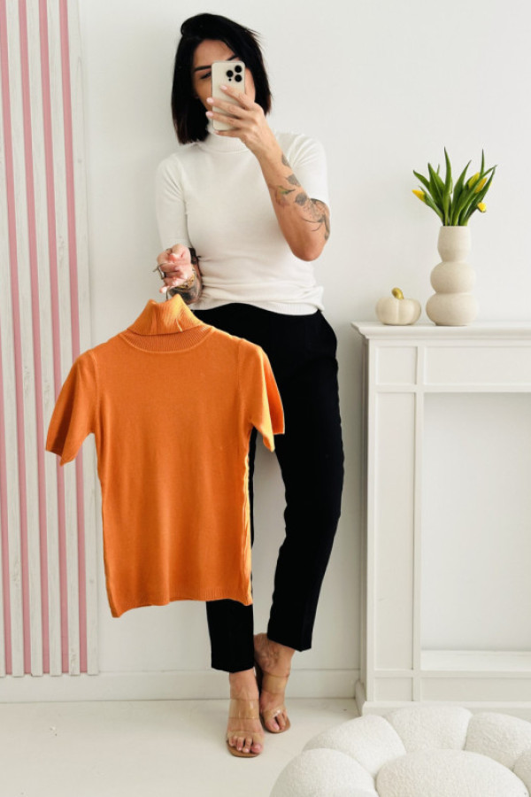 Sweter lola - pomarańczowy