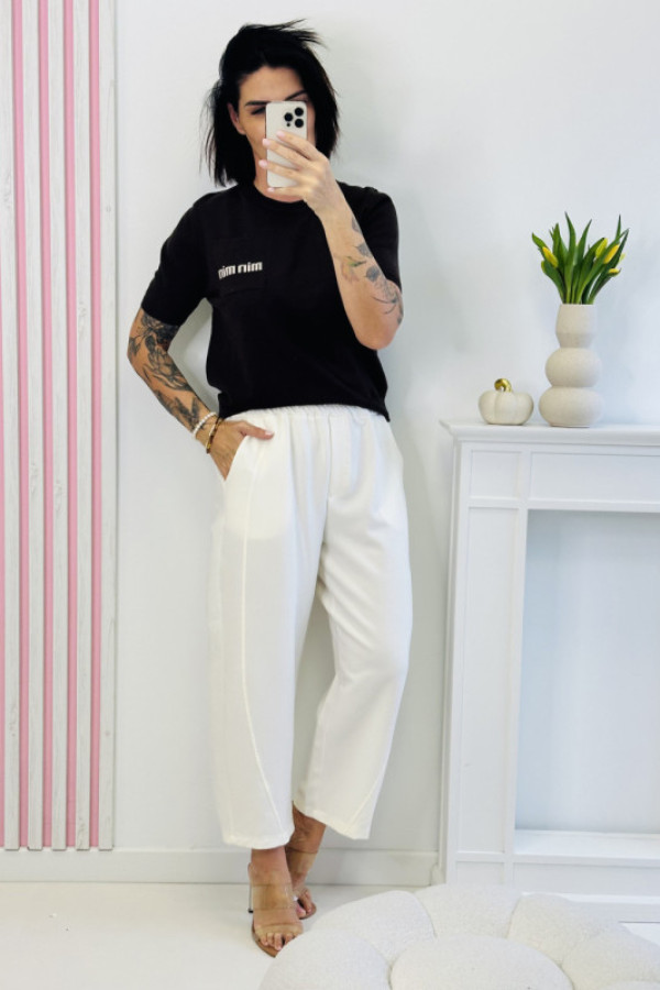 Sweter mini - brązowy