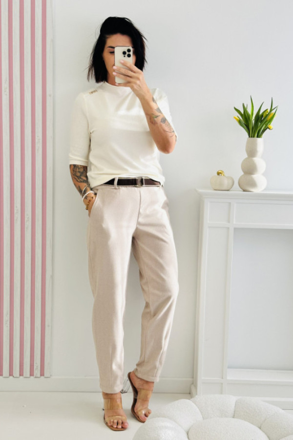 Bluzka glod - beżowa