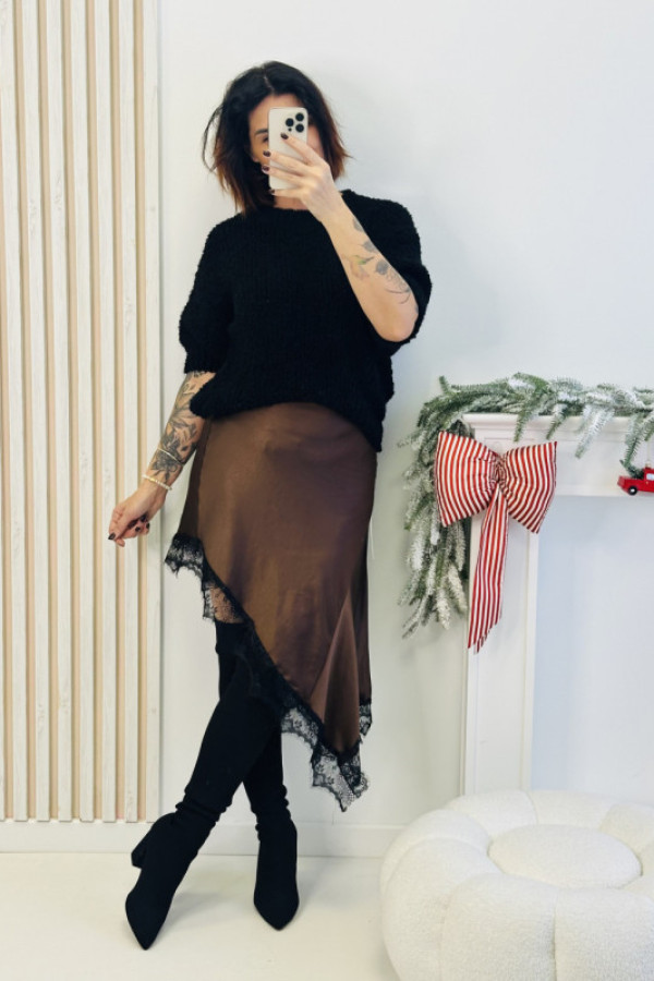 Spódnica tina - brązowa