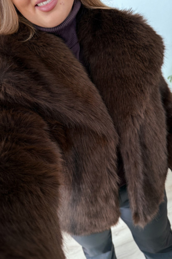 Futerko zapinane na zatrzaski astrid - czekolada