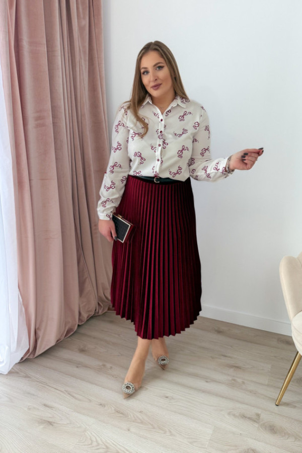 Koszula z czerwonymi kokardkami irmina