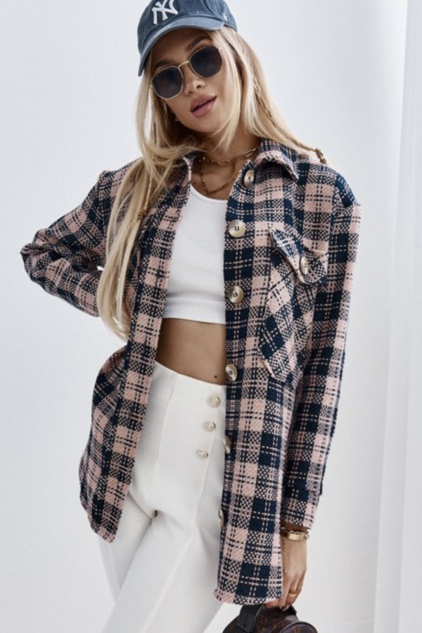 Kurtka koszulowa w kratę cocomore