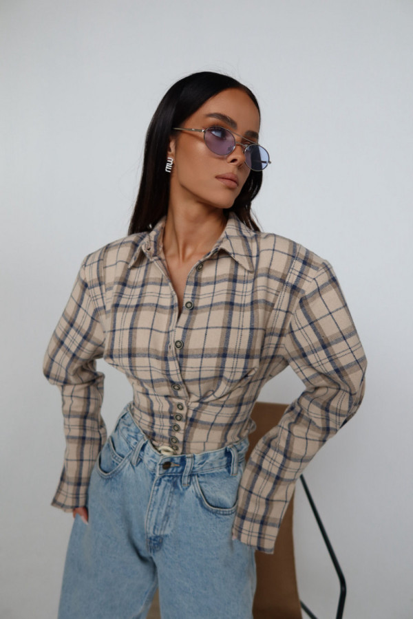 Koszula ranch beż la manuel