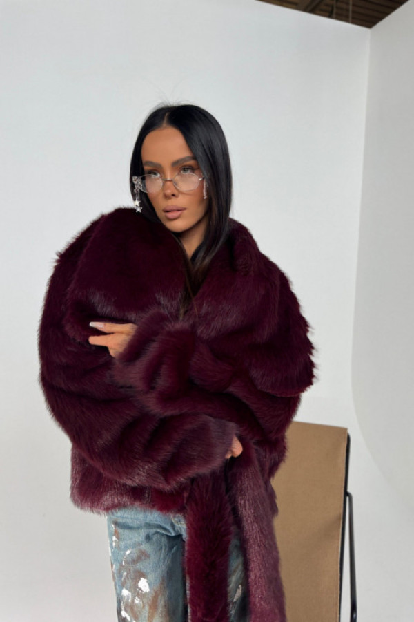 Kurtka fuzzy bordo la manuel