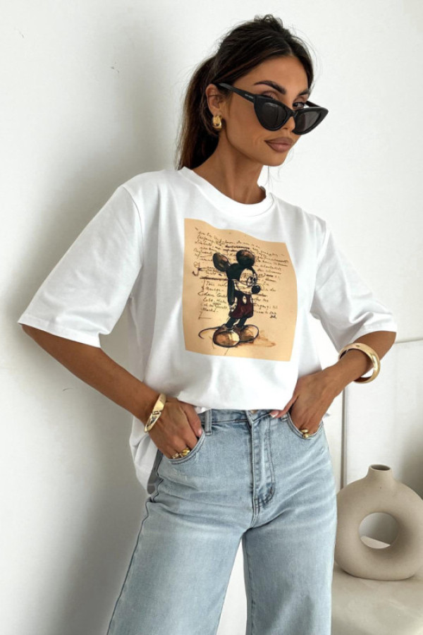 T-shirt vintage miki| white