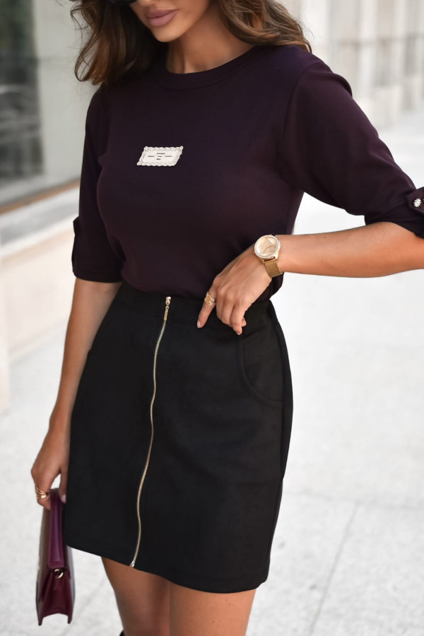 Elastyczna bluzka coco| plum