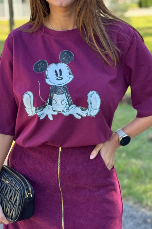 T-shirt chill miki| plum