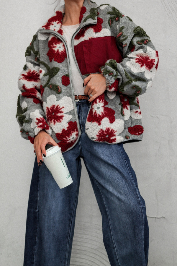 Kurtka city armor o kroju oversize szara