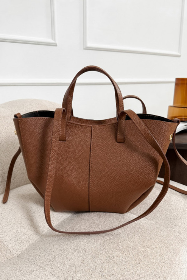 Torebka 100% skóra naturalna solene camel