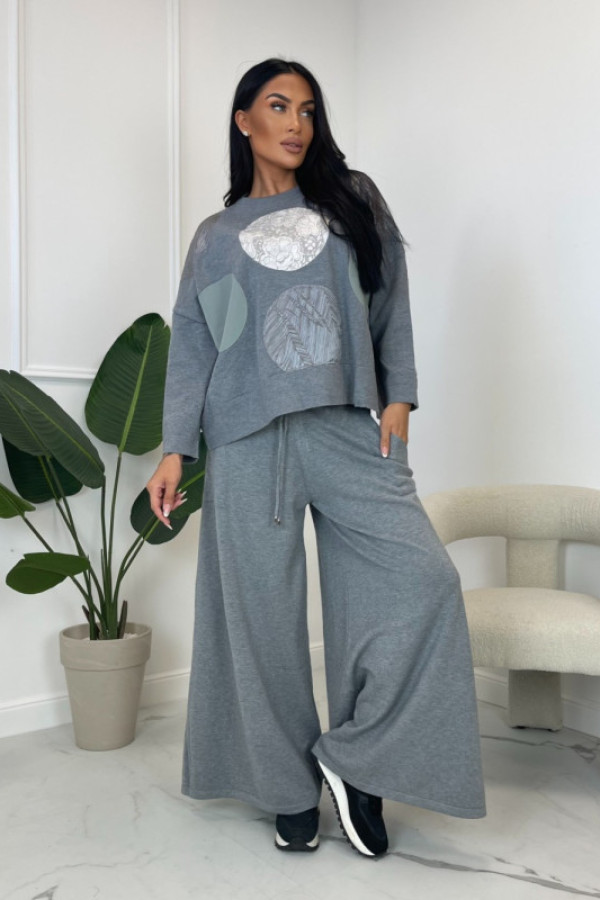 Spodnie dresowe szare