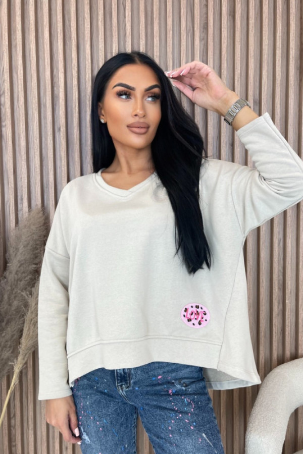 Bluza plus size biała