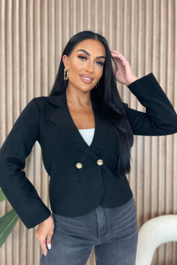 żakiet elegancki czarny