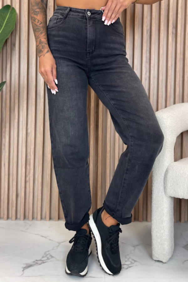 Spodnie jeansowe czarne