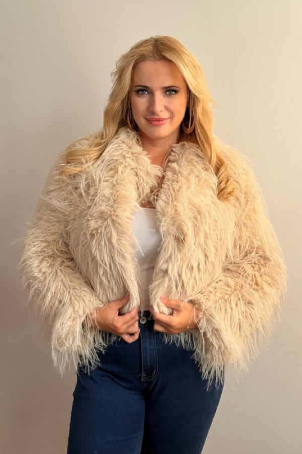 Futerko krótkie kremowe