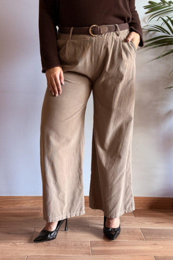 Spodnie cygaretki beżowe