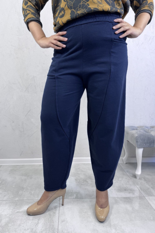 Spodnie dresowe granatowe