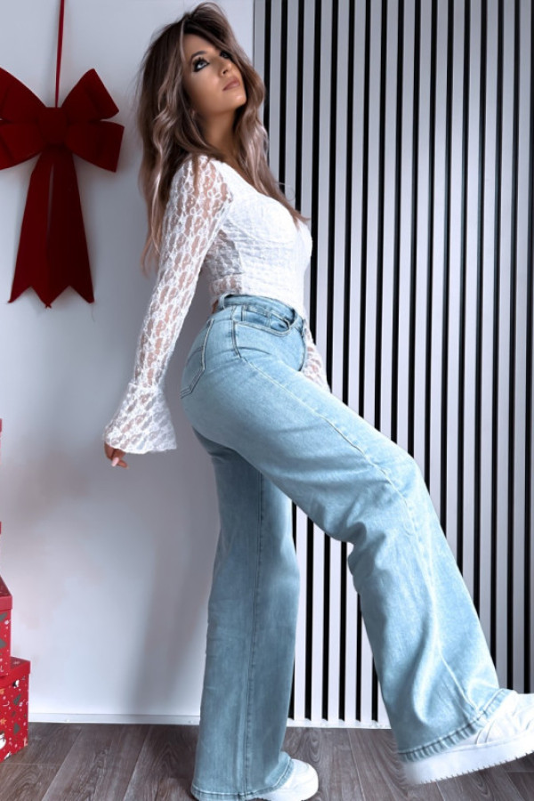 Spodnie denim jasnoniebieskie manhattan