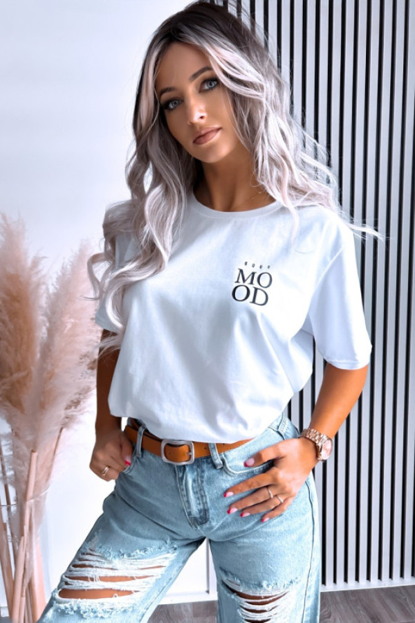 Koszulka good mood biała