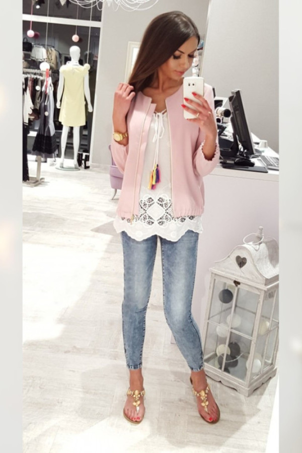 Kurtka zapinana na zamek florence