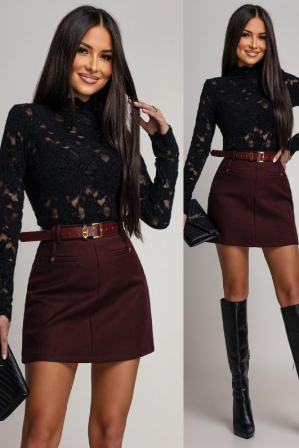 Koronkowa bluzka avionela czarna