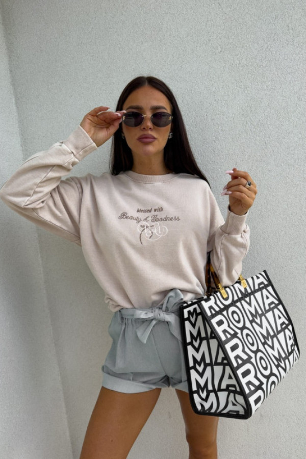 Bluza goodness - jasny beż