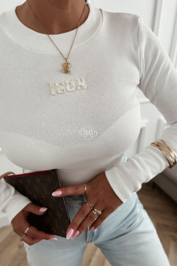 Bluzka icon biała/ecru