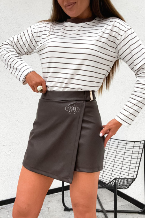 Spódnico-spodenki papilon czarne