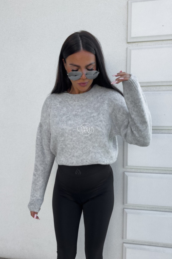 Sweter nerys – szary
