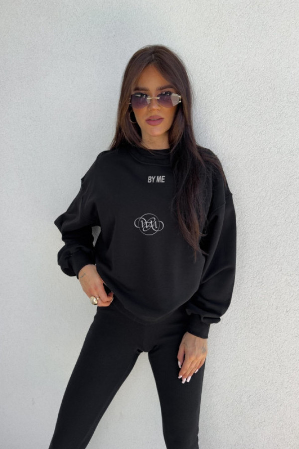 Bluza cotton - czarna