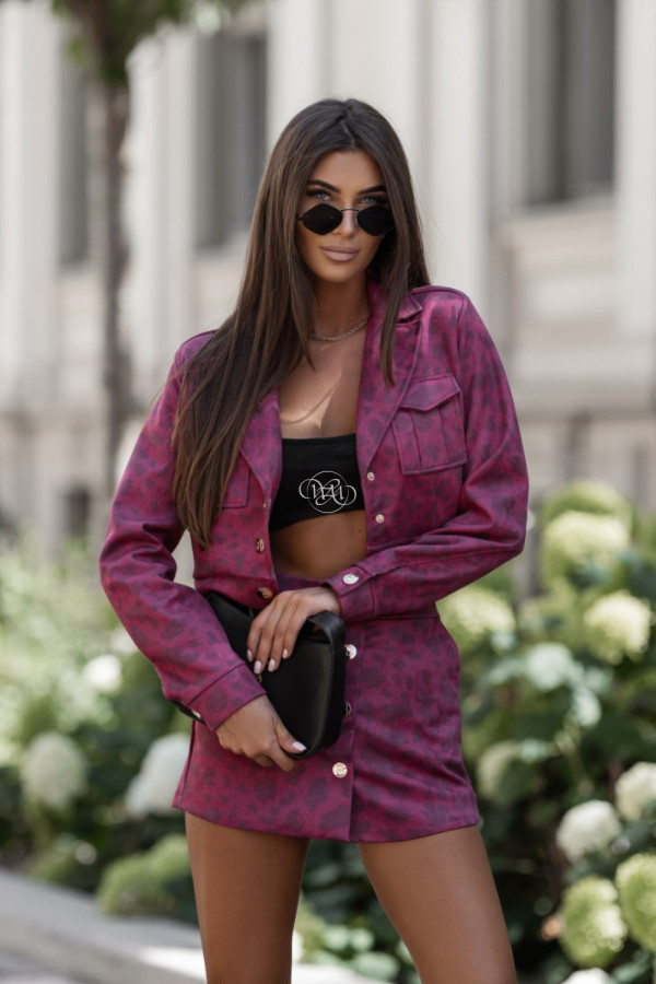 Komplet bliss panterka bordo