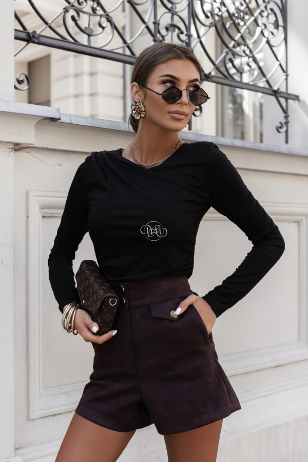 Spodenki cally brąz