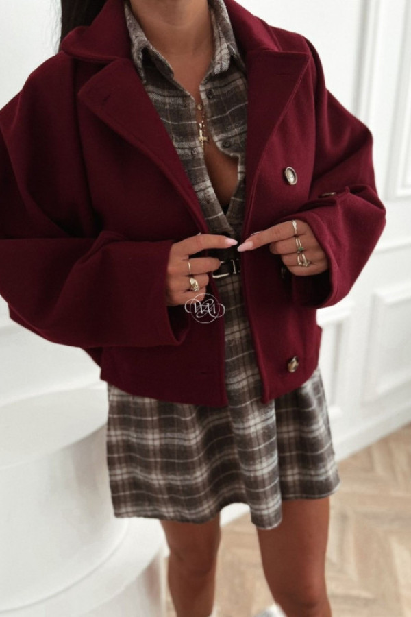 Kurtka felice bordowa