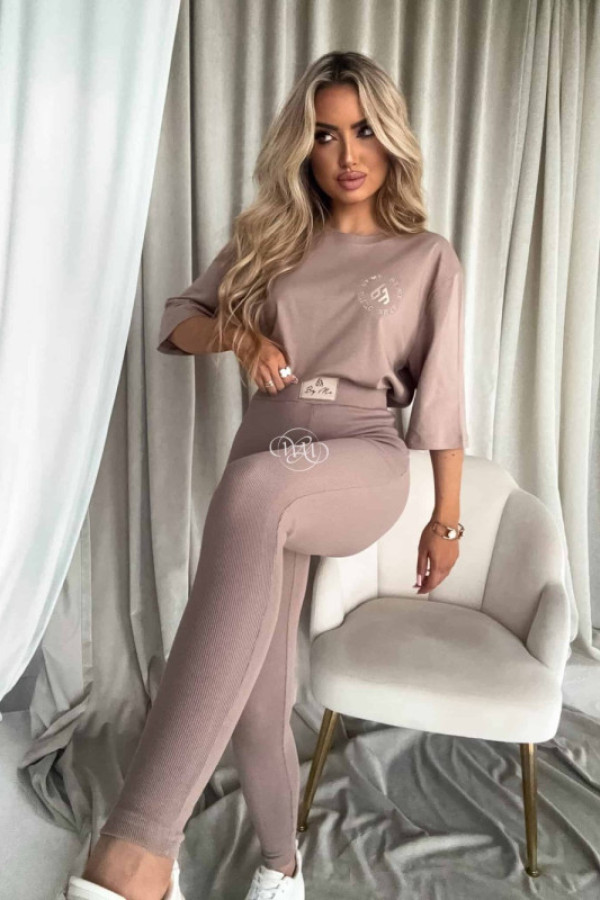 T-shirt premium - mokka