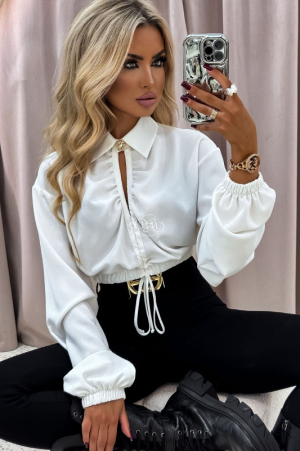 Koszula elegance biała/ecru