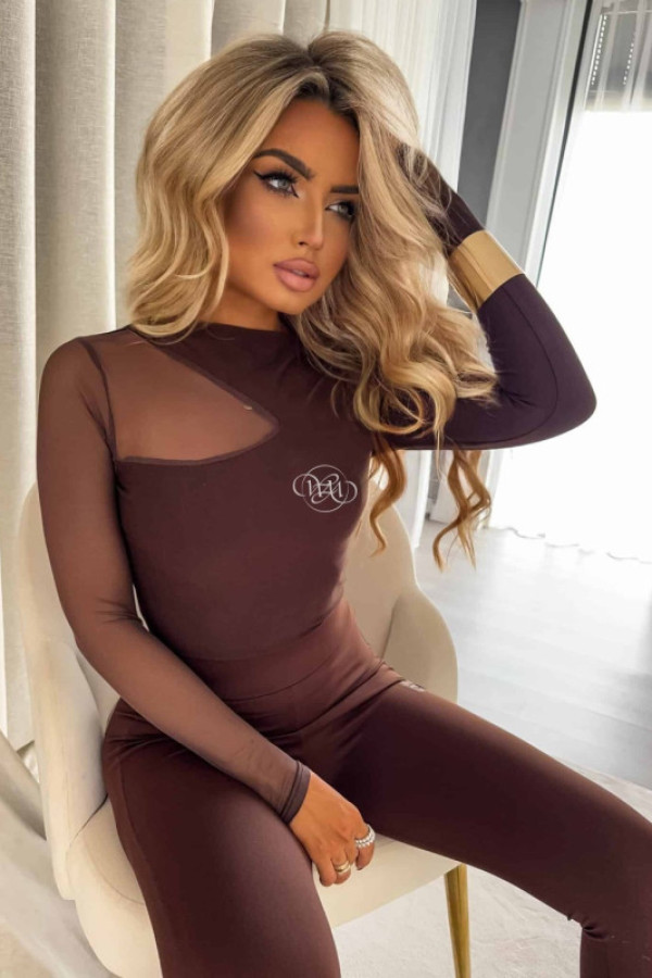 Bluzka suzi – czekoladowa