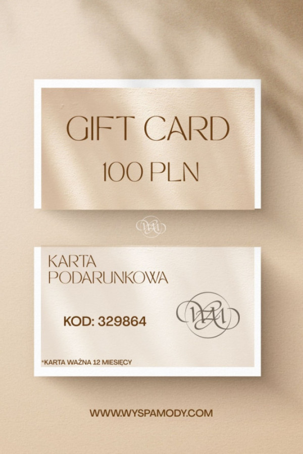 Gift card 100 pln