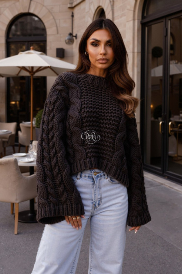 Sweter tamira czarny