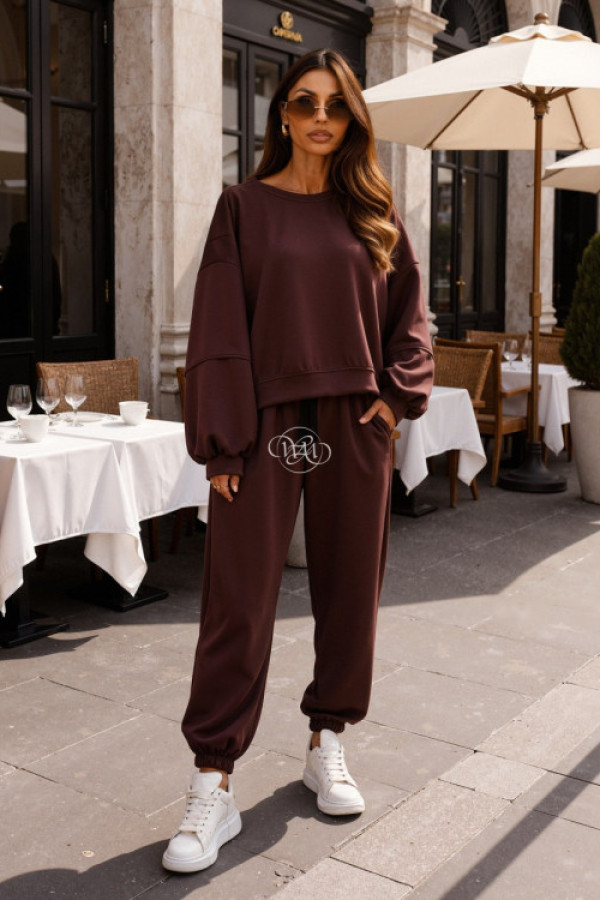 Komplet dresowy taylor czekoladowy