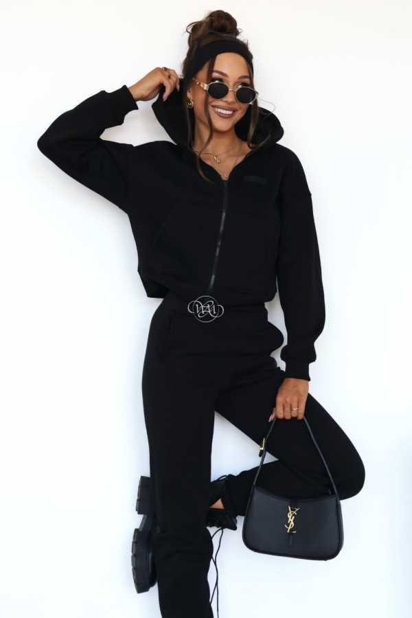 Komplet dresowy monako czarny