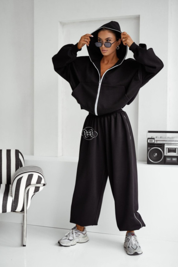 Komplet dresowy fargo czarny